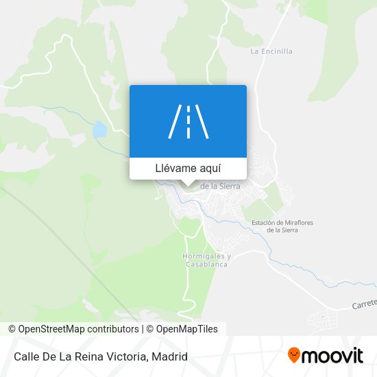 Mapa Calle De La Reina Victoria