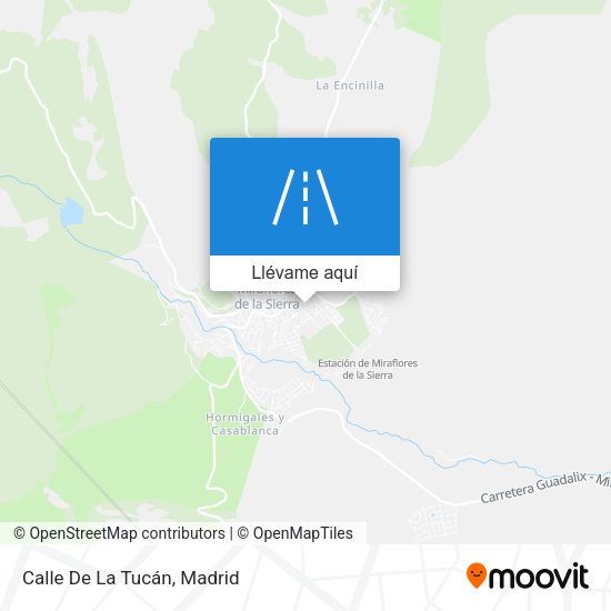 Mapa Calle De La Tucán