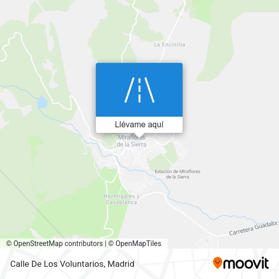 Mapa Calle De Los Voluntarios