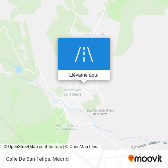 Mapa Calle De San Felipe
