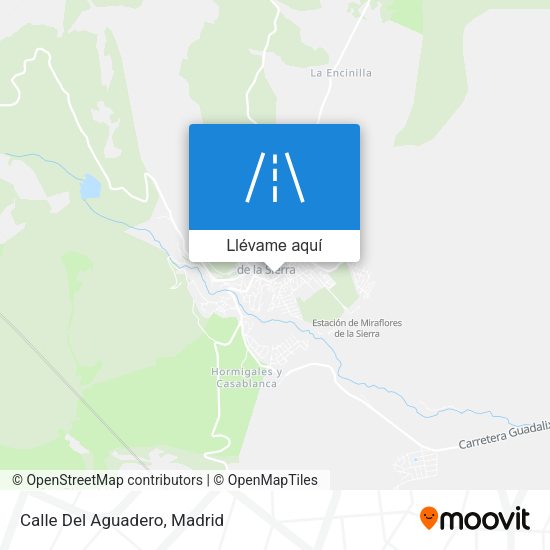 Mapa Calle Del Aguadero