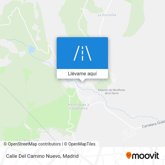 Mapa Calle Del Camino Nuevo