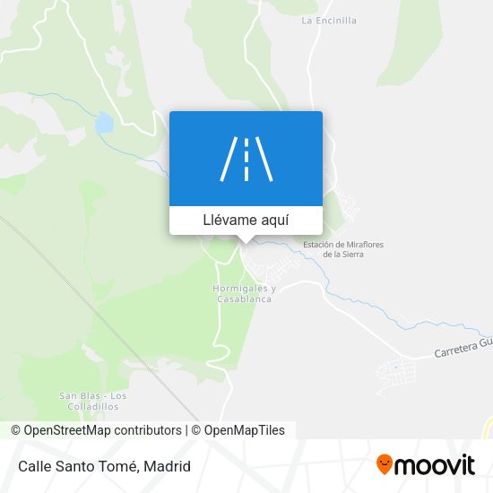 Mapa Calle Santo Tomé