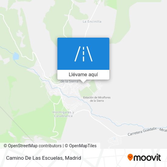 Mapa Camino De Las Escuelas