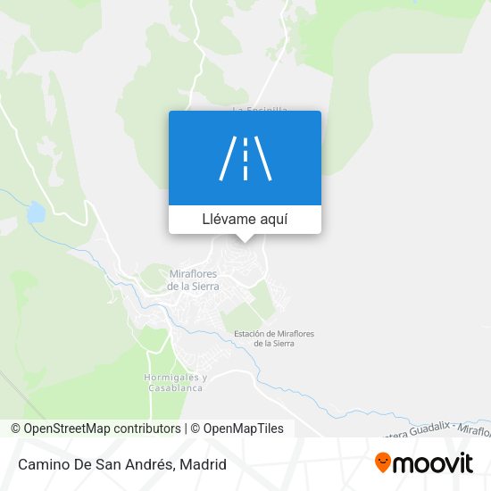 Mapa Camino De San Andrés