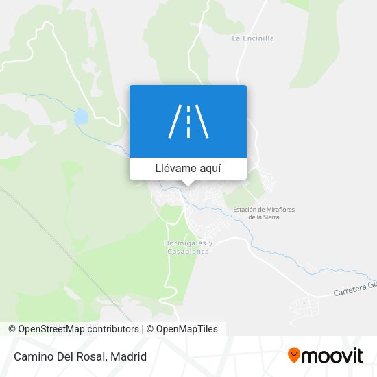 Mapa Camino Del Rosal