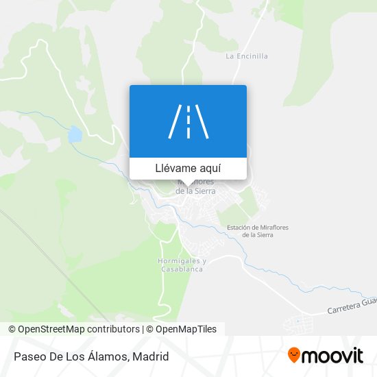 Mapa Paseo De Los Álamos