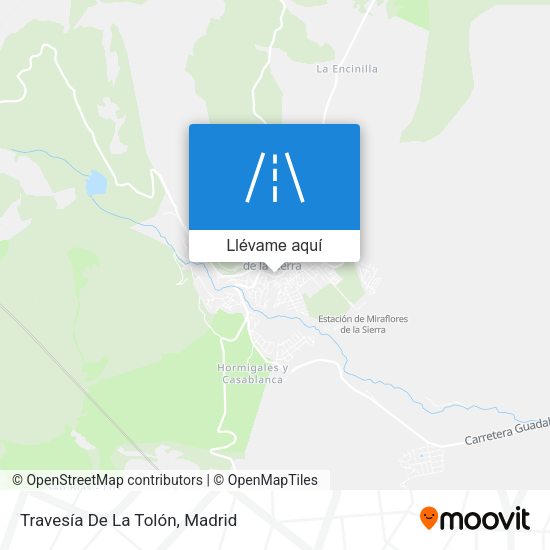 Mapa Travesía De La Tolón