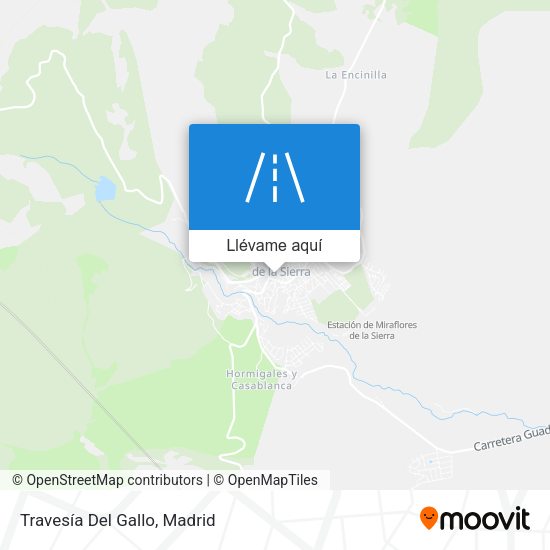 Mapa Travesía Del Gallo