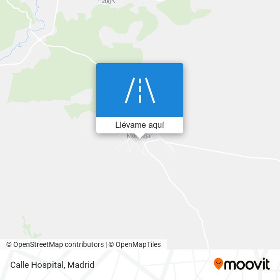 Mapa Calle Hospital