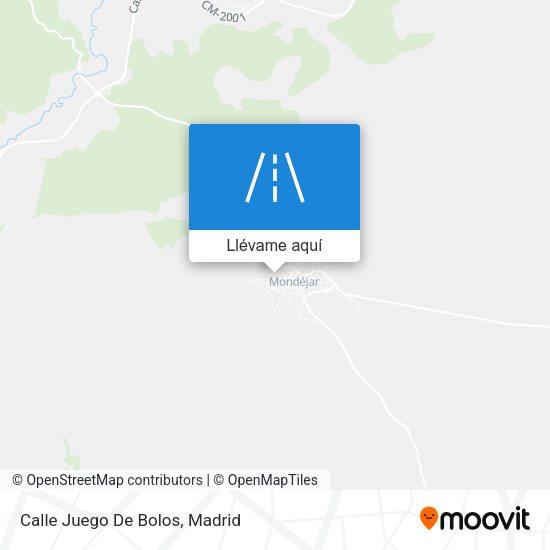 Mapa Calle Juego De Bolos