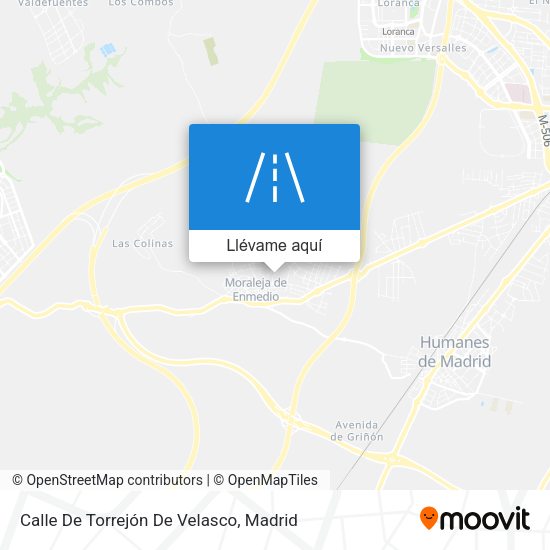 Mapa Calle De Torrejón De Velasco