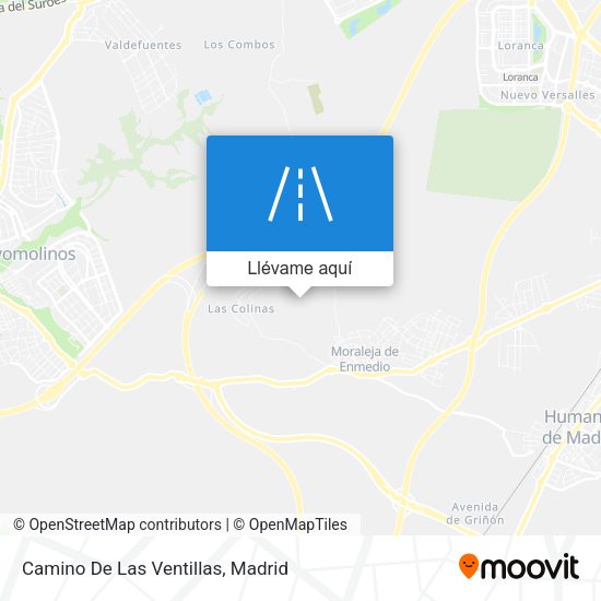 Mapa Camino De Las Ventillas