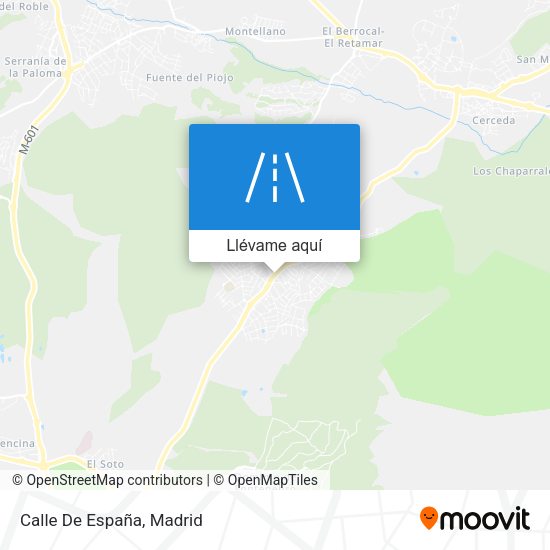 Mapa Calle De España