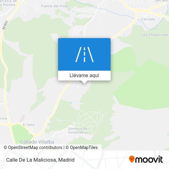 Mapa Calle De La Maliciosa