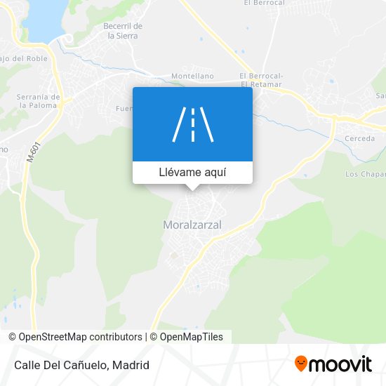 Mapa Calle Del Cañuelo