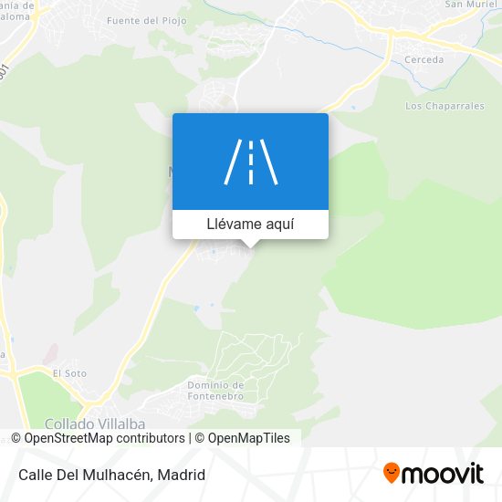 Mapa Calle Del Mulhacén