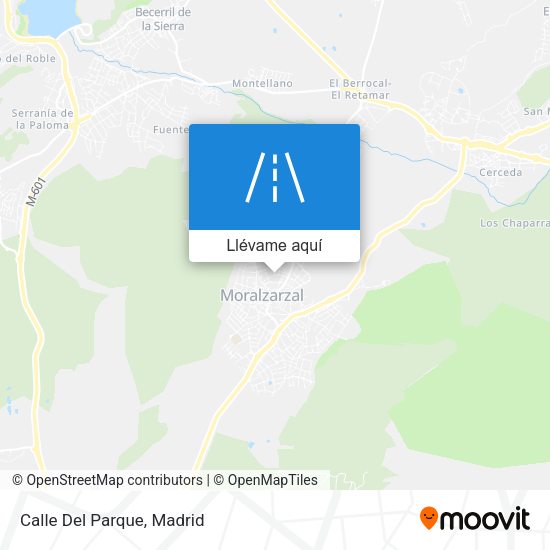 Mapa Calle Del Parque