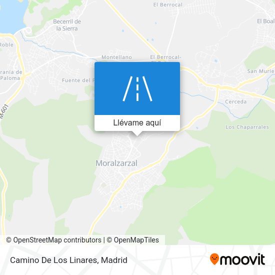 Mapa Camino De Los Linares