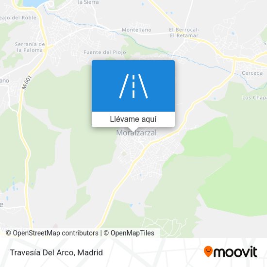 Mapa Travesía Del Arco