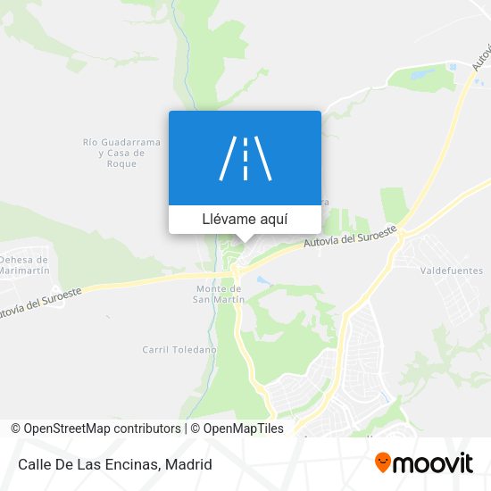 Mapa Calle De Las Encinas