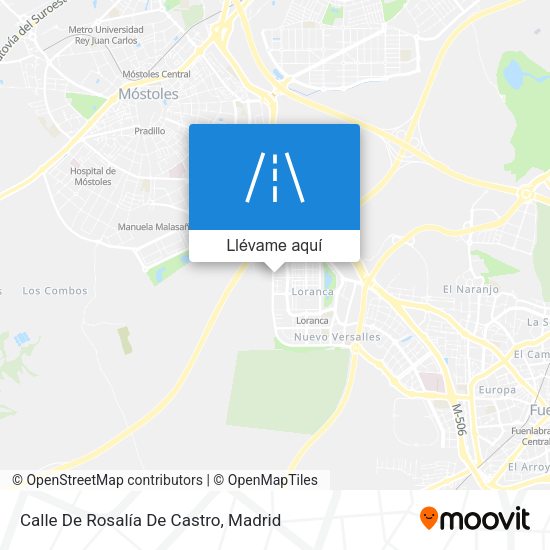 Mapa Calle De Rosalía De Castro