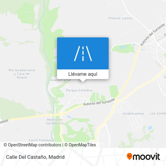 Mapa Calle Del Castaño