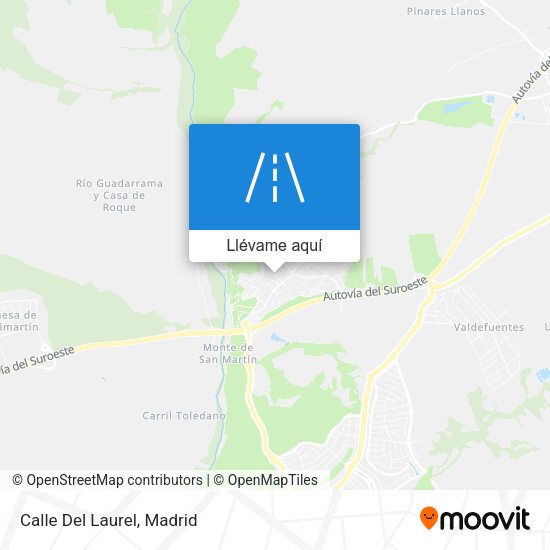 Mapa Calle Del Laurel