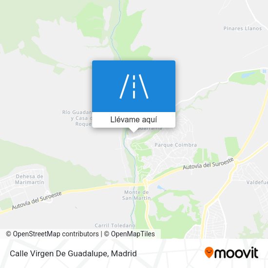 Mapa Calle Virgen De Guadalupe