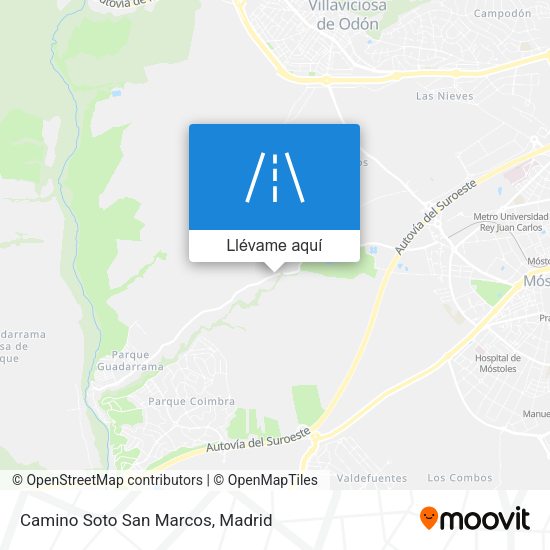 Mapa Camino Soto San Marcos