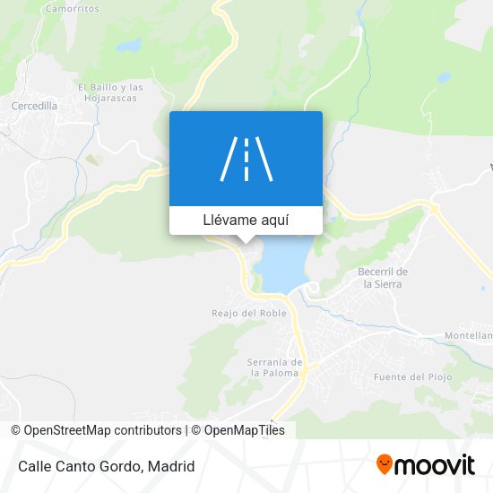 Mapa Calle Canto Gordo