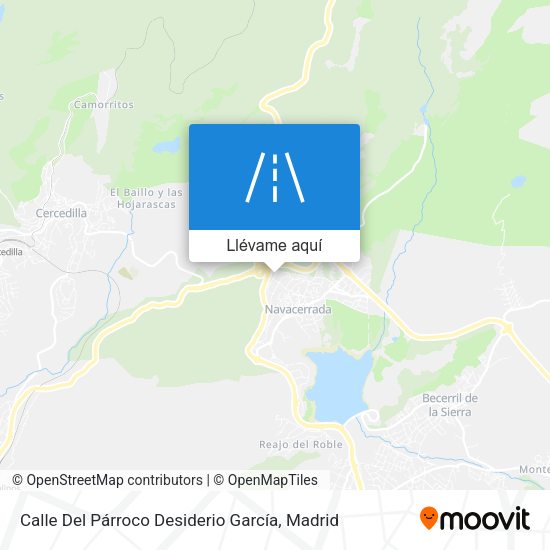 Mapa Calle Del Párroco Desiderio García