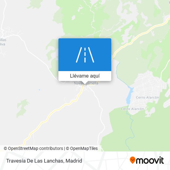 Mapa Travesía De Las Lanchas