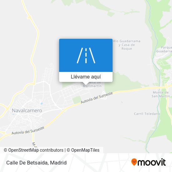 Mapa Calle De Betsaida