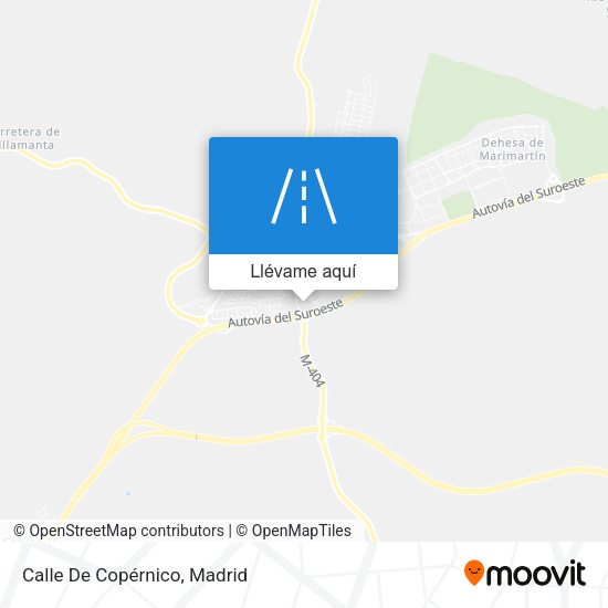 Mapa Calle De Copérnico