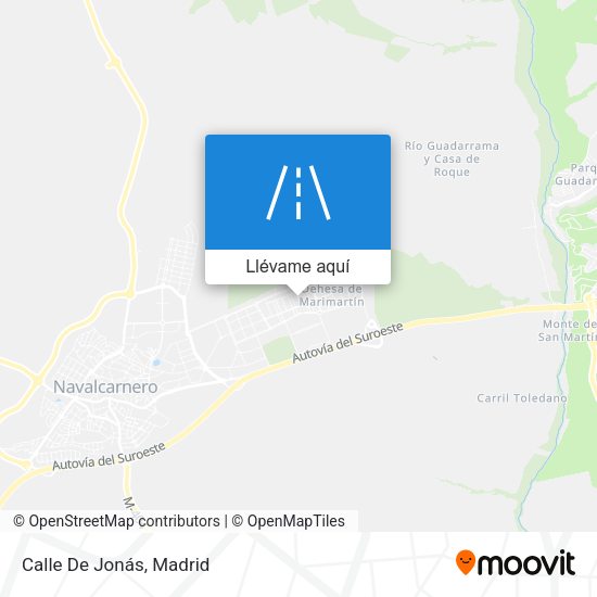 Mapa Calle De Jonás