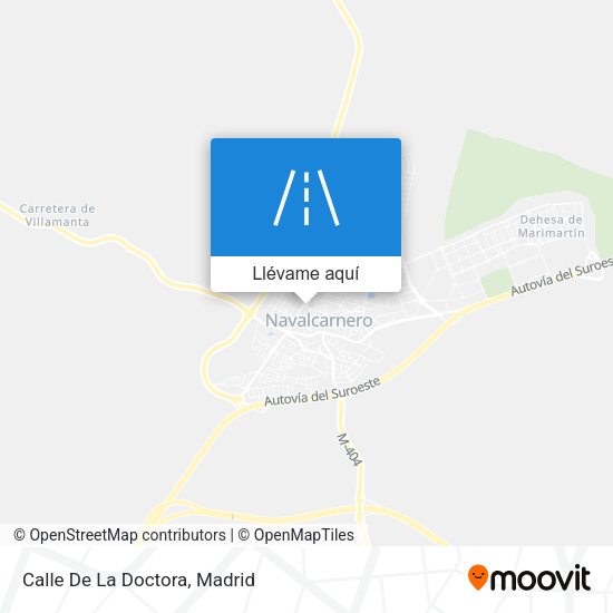 Mapa Calle De La Doctora