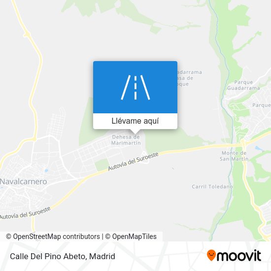 Mapa Calle Del Pino Abeto