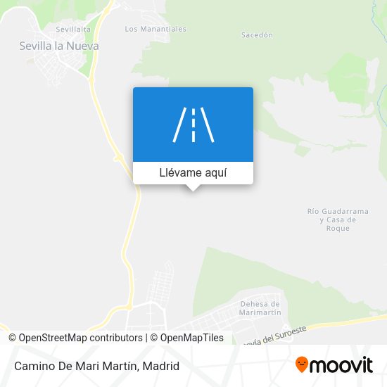 Mapa Camino De Mari Martín
