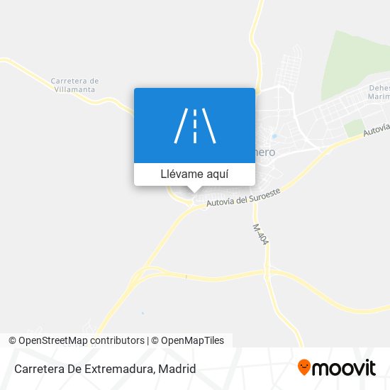 Mapa Carretera De Extremadura