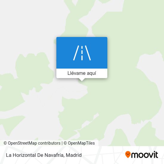 Mapa La Horizontal De Navafría