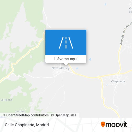 Mapa Calle Chapinería