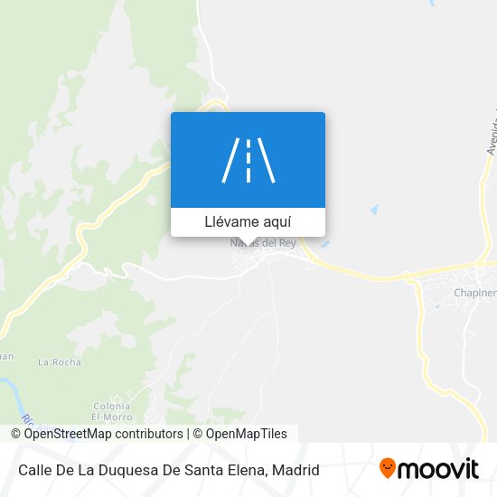 Mapa Calle De La Duquesa De Santa Elena