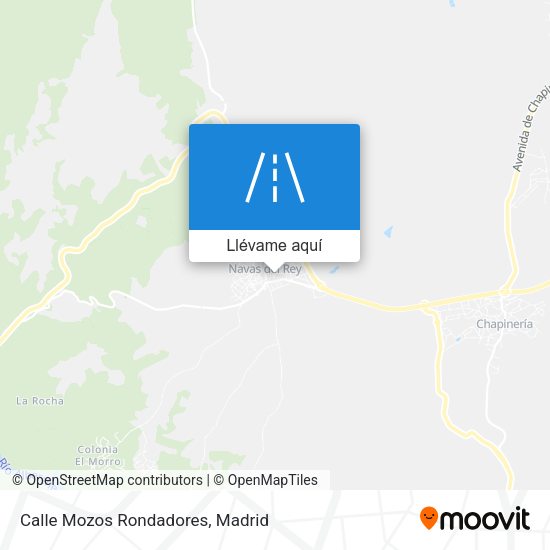 Mapa Calle Mozos Rondadores