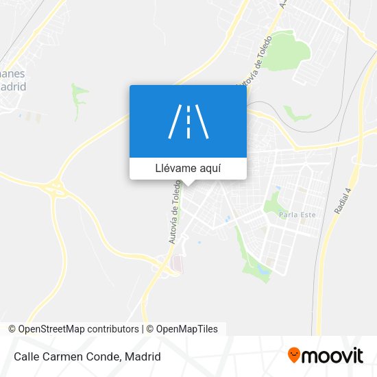 Mapa Calle Carmen Conde