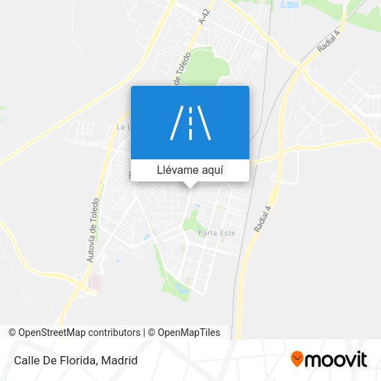 Mapa Calle De Florida