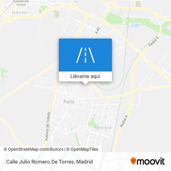 Mapa Calle Julio Romero De Torres