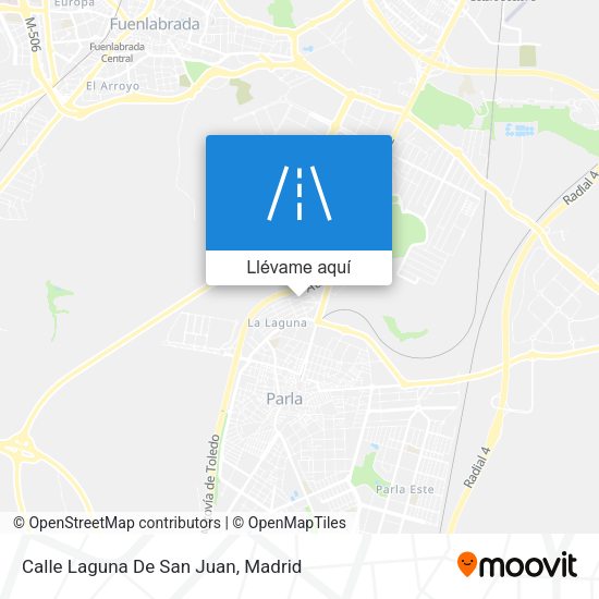 Mapa Calle Laguna De San Juan