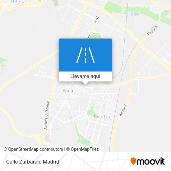 Mapa Calle Zurbarán