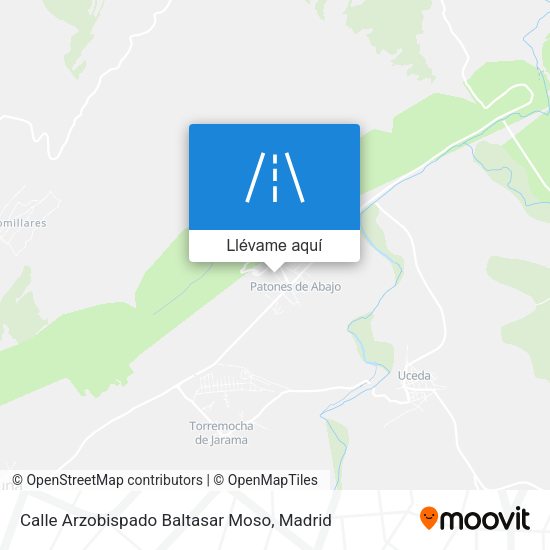 Mapa Calle Arzobispado Baltasar Moso